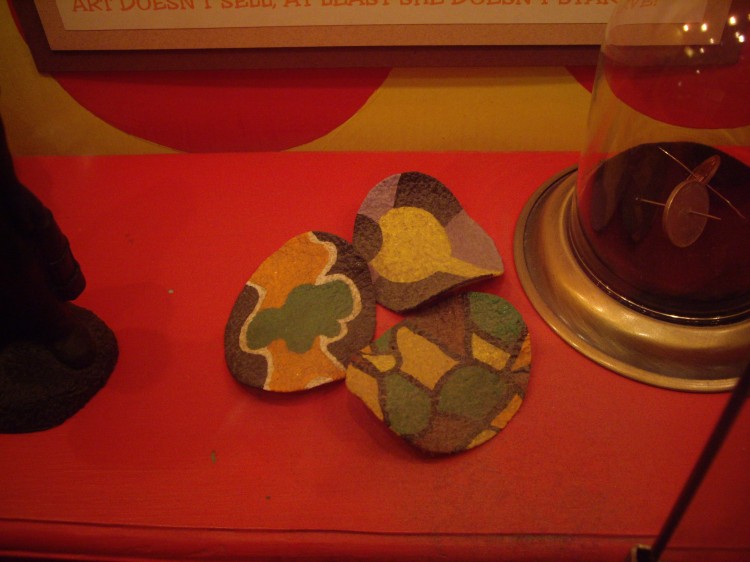 Hand painted crisps